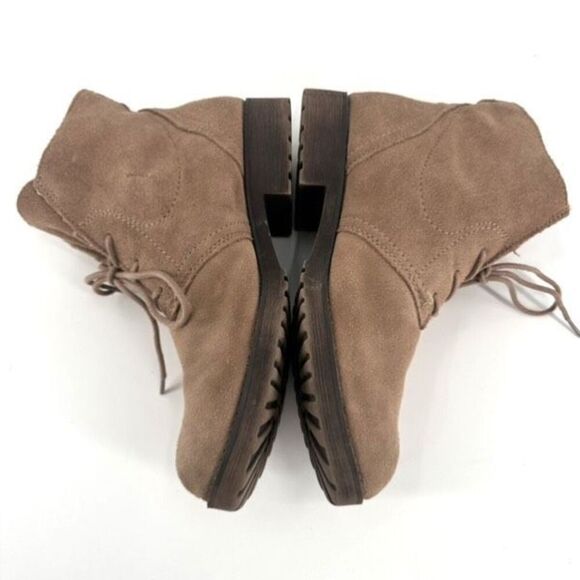 Naturalizer Women's Suede Leather Lace Up N5 Comfort Ankle Boots Brown Size 7 - Picture 4 of 12